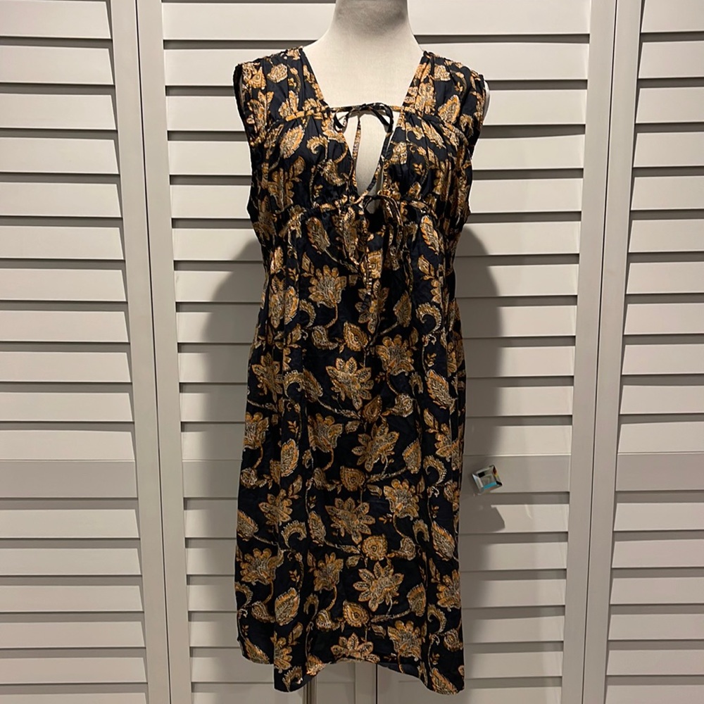 Mango Boho MIDI Dress in 100% Cotton